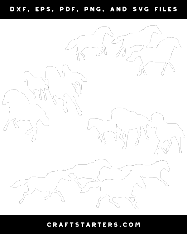 Running Horses Patterns