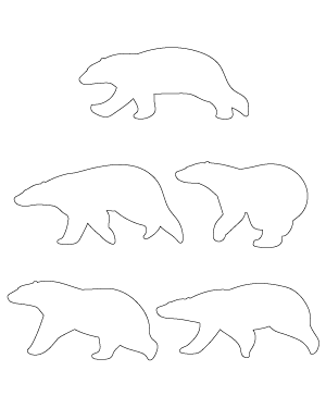 Running Polar Bear Patterns