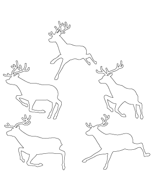 Running Reindeer Patterns