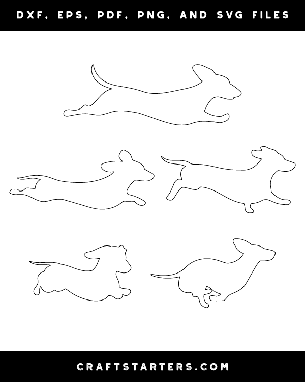 Running Wiener Dog Patterns