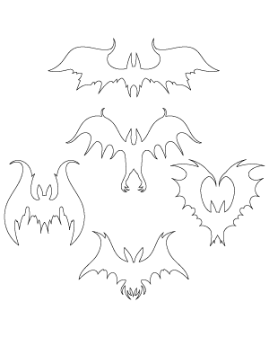 Scary Bat Patterns
