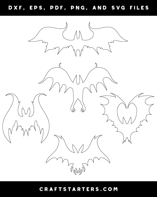 Scary Bat Patterns