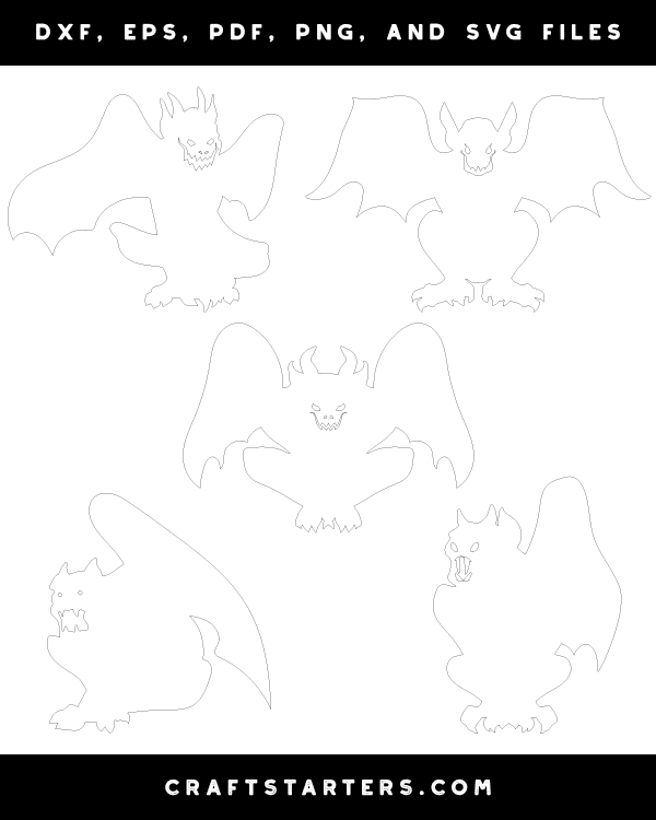 Scary Gargoyle Patterns