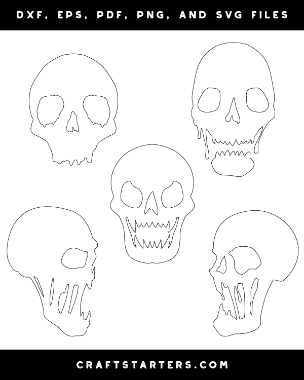 Scary Skull Patterns