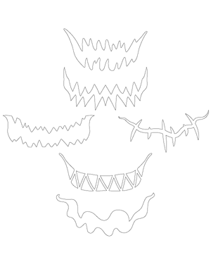 Scary Smile Patterns