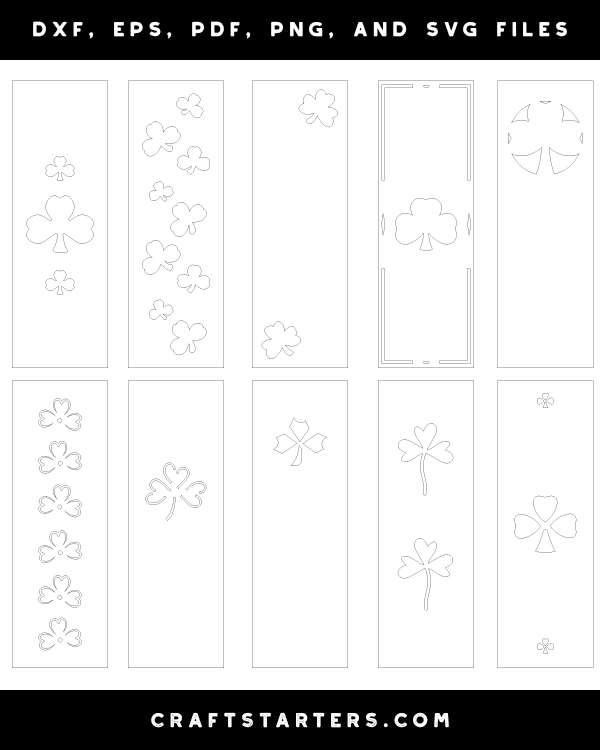 Shamrock Bookmark Patterns