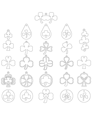 Shamrock Earring Patterns