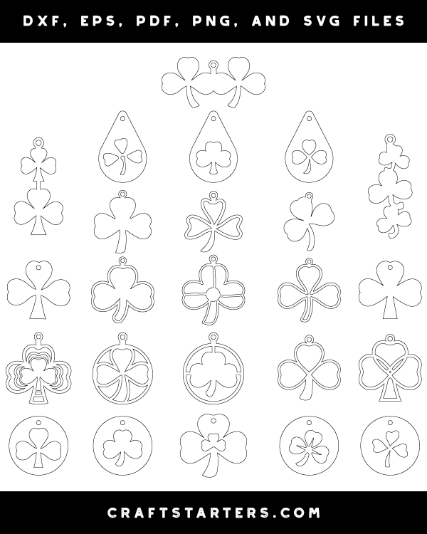 Shamrock Earring Patterns