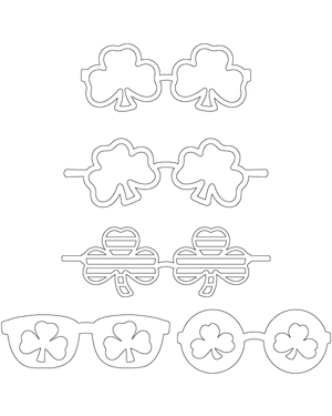 Shamrock Glasses Patterns