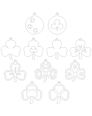 Shamrock Ornament Patterns