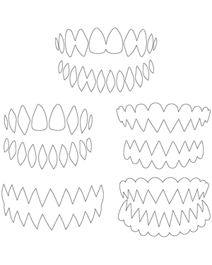 Sharp Teeth Patterns