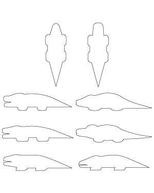 Simple Alligator Patterns