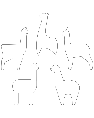 Simple Alpaca Patterns