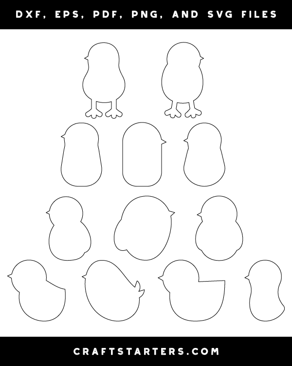 Simple Baby Chick Patterns
