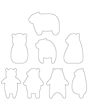 Simple Bear Patterns