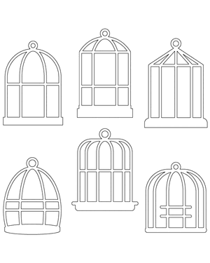 Simple Bird Cage Patterns