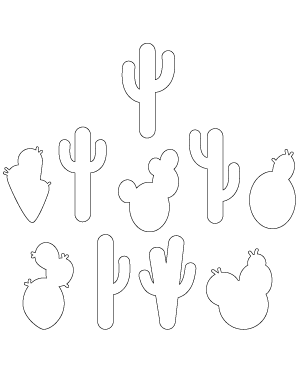 Simple Cactus Patterns