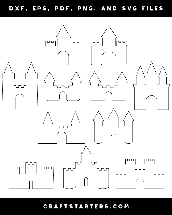 simple castle outline