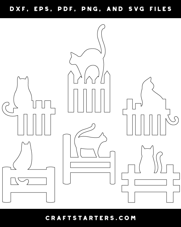 Simple Cat on Fence Patterns