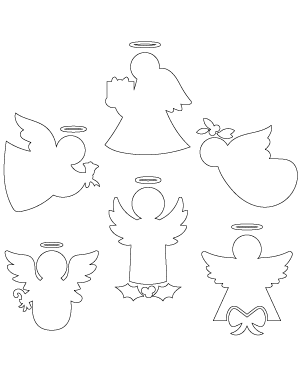 Simple Christmas Angel Patterns