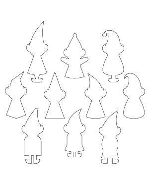Simple Christmas Elf Patterns