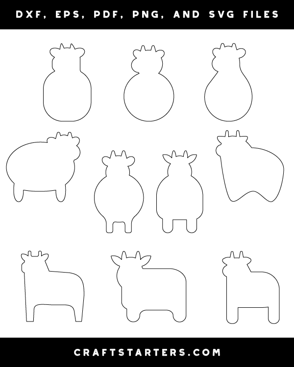 Simple Cow Patterns