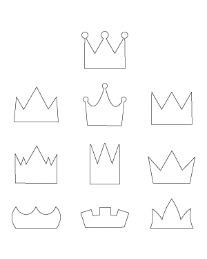 Simple Crown Patterns
