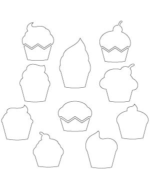 Simple Cupcake Patterns