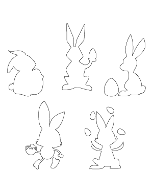 Simple Easter Bunny Patterns