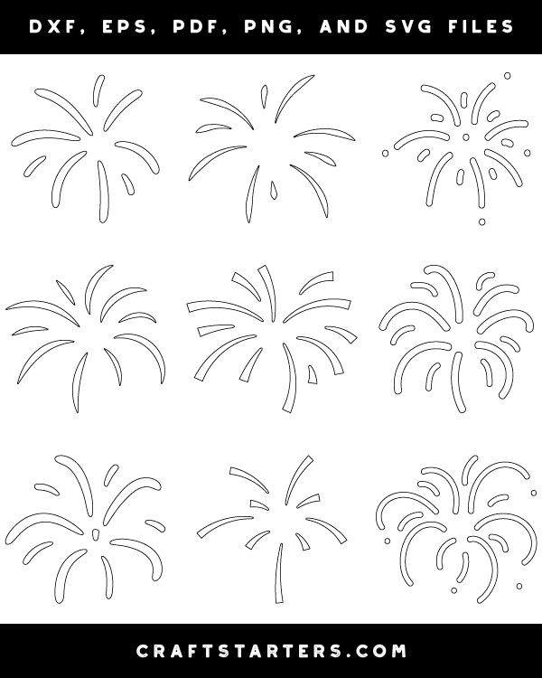 Simple Fireworks Patterns