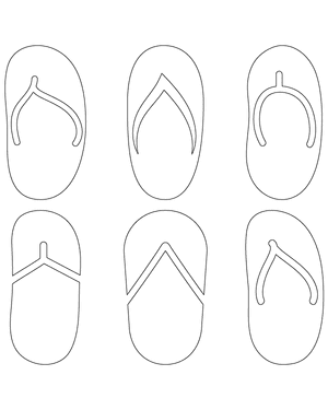 Simple Flip Flops Patterns