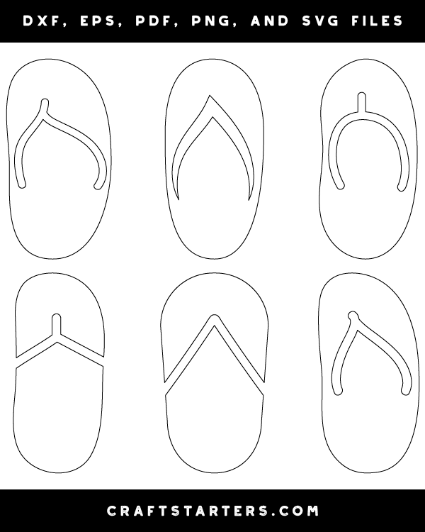 Simple Flip Flops Patterns