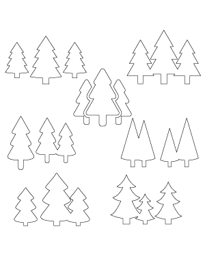 Simple Forest Patterns