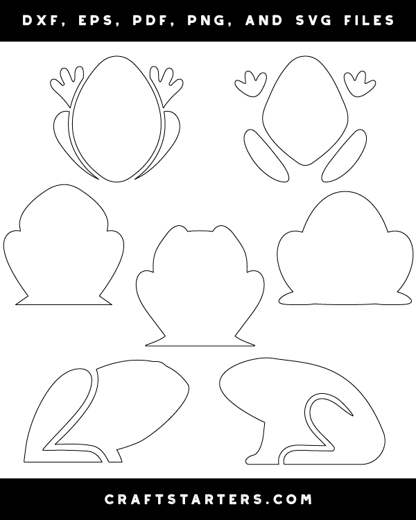 Simple Frog Patterns