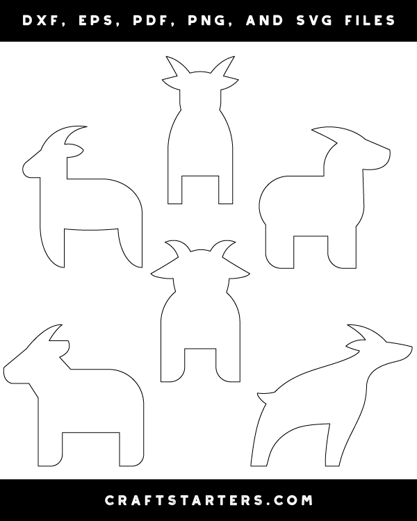 Simple Goat Patterns