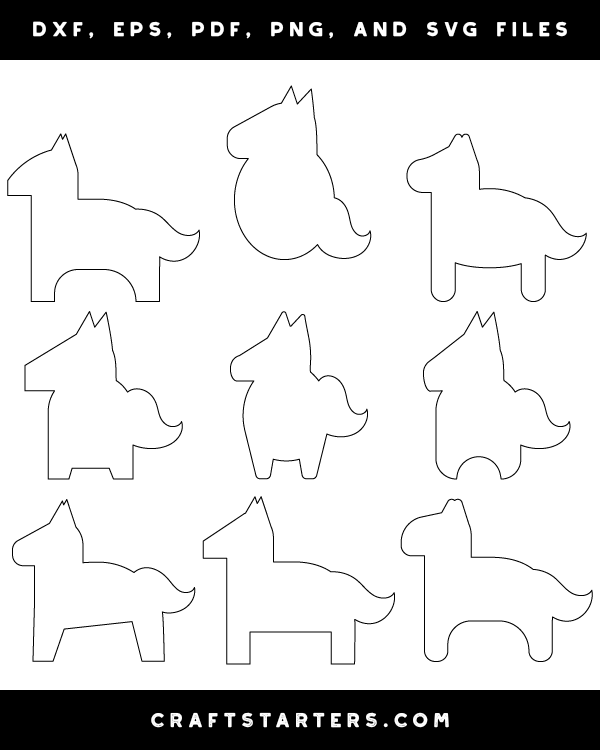 Simple Horse Patterns
