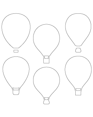 Simple Hot Air Balloon Patterns