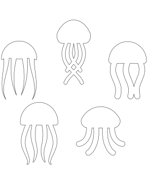 Simple Jellyfish Patterns