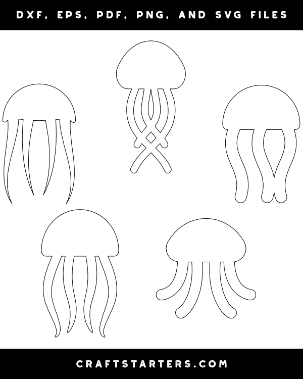 Simple Jellyfish Patterns