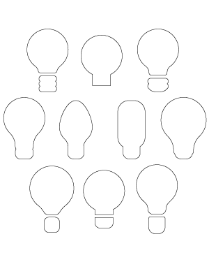 Simple Light Bulb Patterns