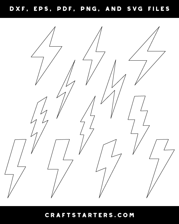 Simple Lightning Bolt Patterns