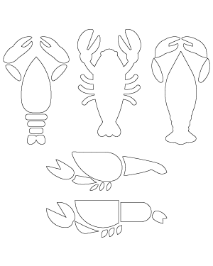 Simple Lobster Patterns