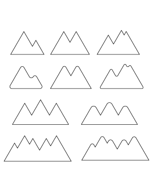 Simple Mountain Patterns