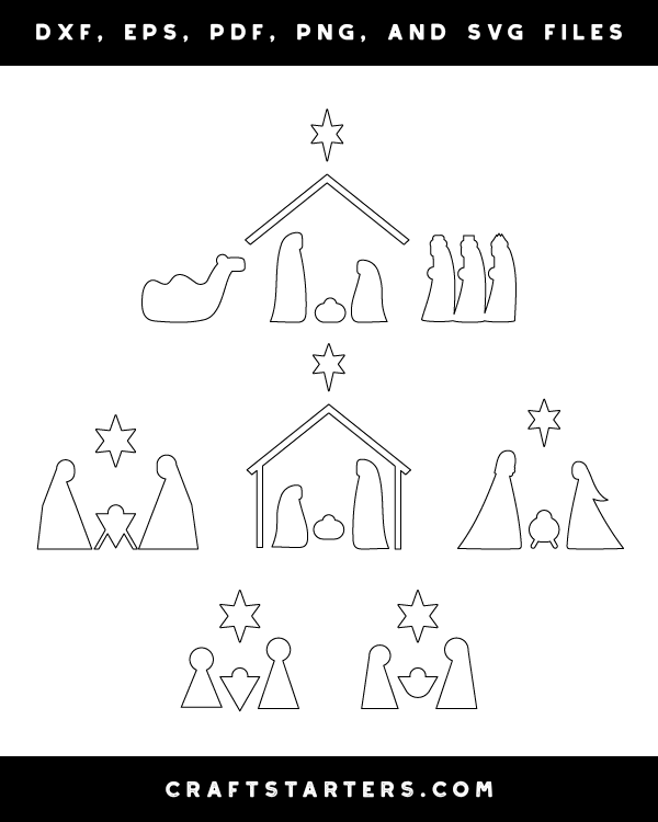 simple-nativity-scene-outline-patterns-dfx-eps-pdf-png-and-svg-cut-files