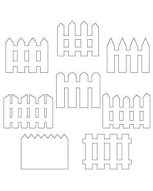 Simple Picket Fence Patterns