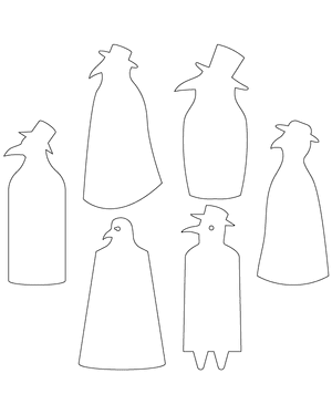 Simple Plague Doctor Patterns