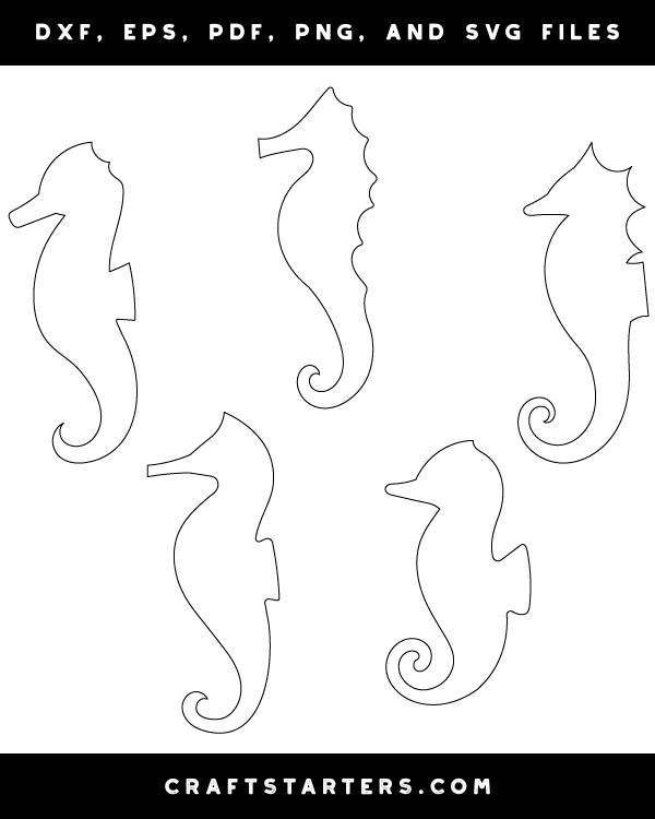 Simple Seahorse Patterns