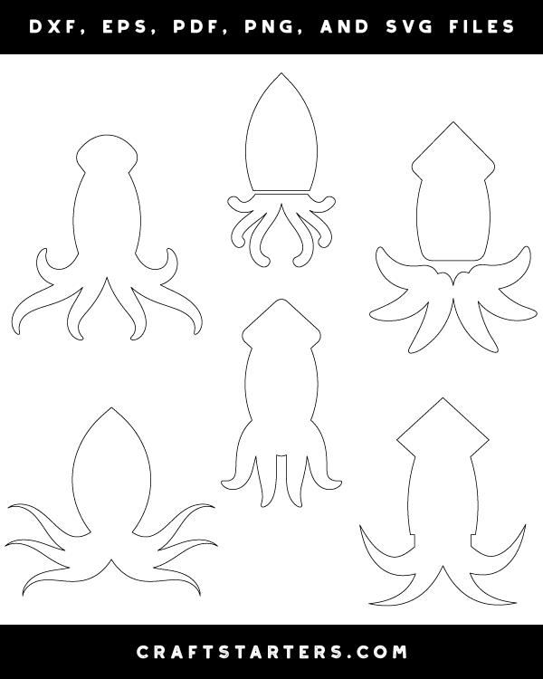 Simple Squid Patterns