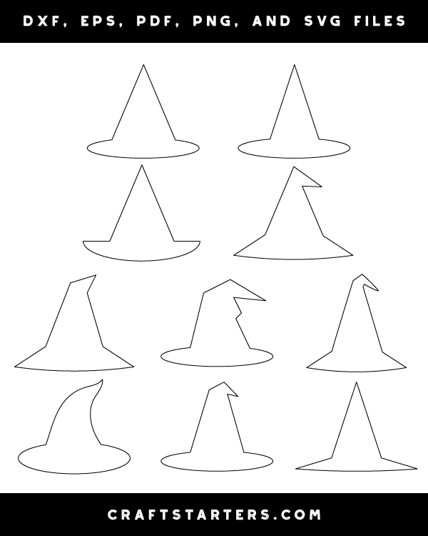 Printable Witch Hat Pattern