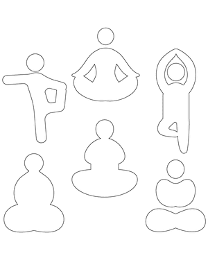 Simple Yoga Pose Patterns
